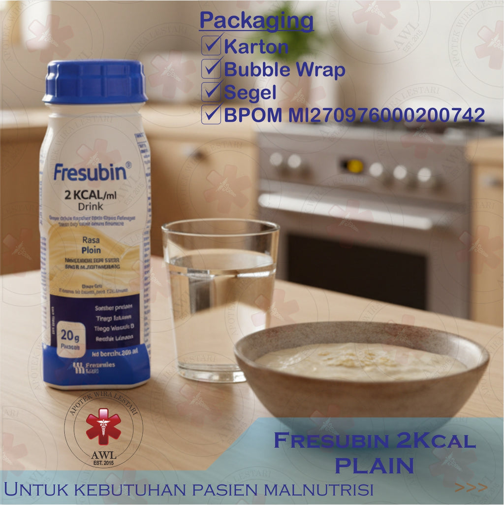 FRESUBIN 2KCAL PLAIN (isi 4 Botol)