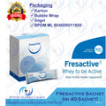 FRESACTIVE Sachet - Whey Protein (isi 40 Sahcet @11,5 Gram)