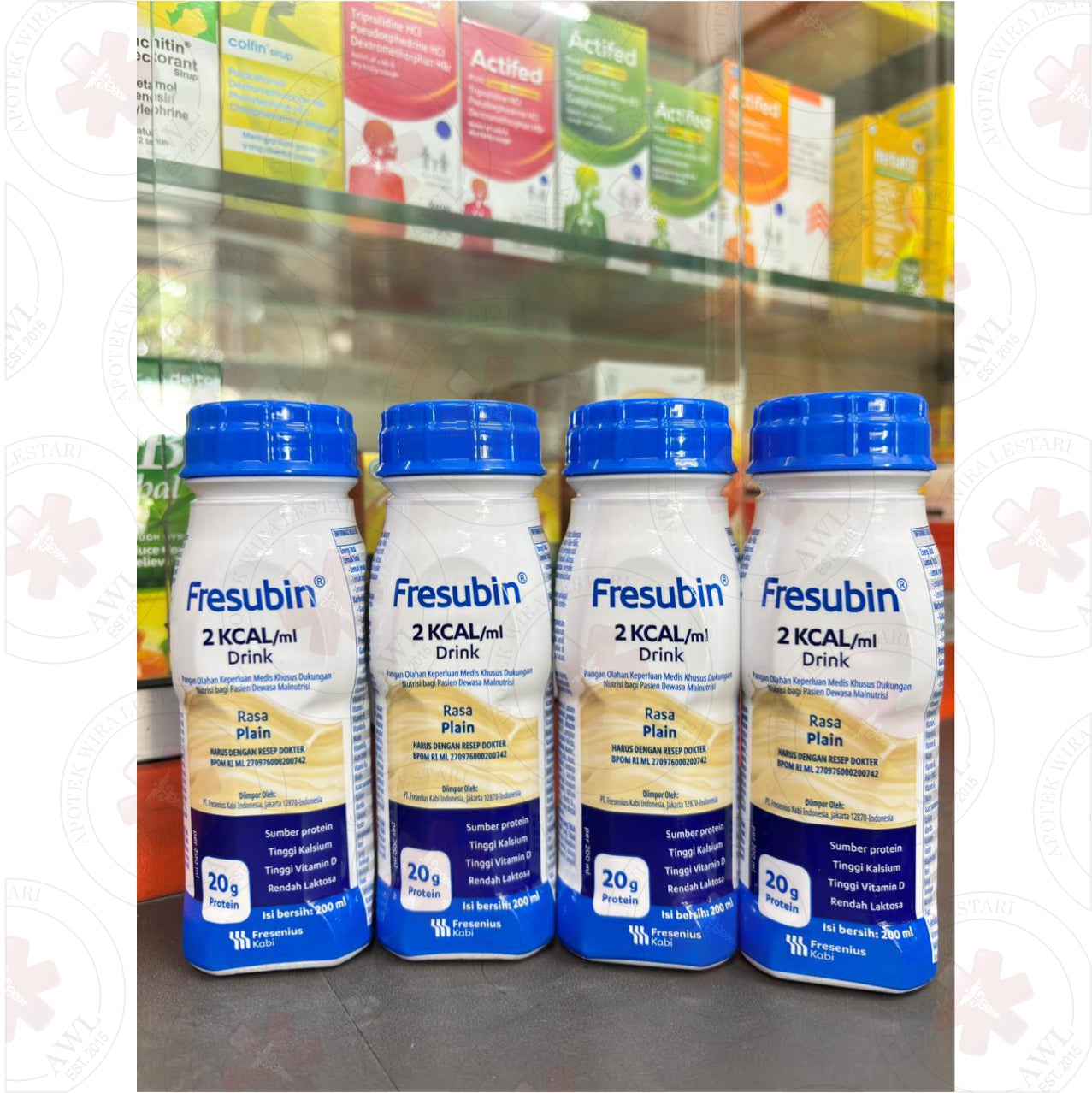 FRESUBIN 2KCAL PLAIN (isi 4 Botol)